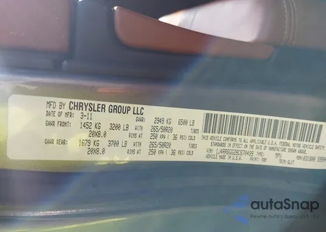 2011 Jeep Grand Cherokee Overland из США, поврежденный, VIN 1J4RR6GG2BC670499